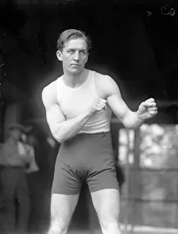 Prints of CIRCA 1900: Georges Carpentier poses for the camera, circa 1900. (Photo by the Stanley Weston Archive/Getty Images) In the Ring: The Art of Boxing: Georges Carpentier