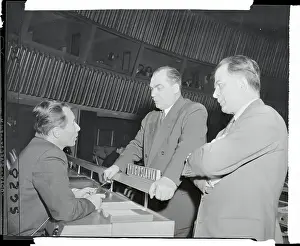 Georgi N Prints: Georgi Zarubin Chatting with Leo Mates