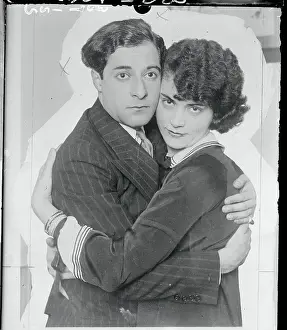 Georgie Jessel Hugging Wife Florence Courtney