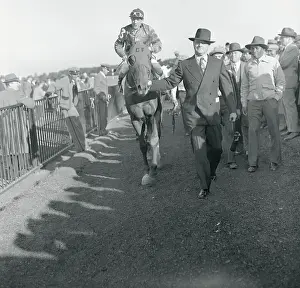 Leading Prints: Georgie Woolf Riding Whirlaway into Winners Circle