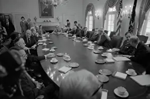 Cabinet Prints: Gerald Ford and President Nixon