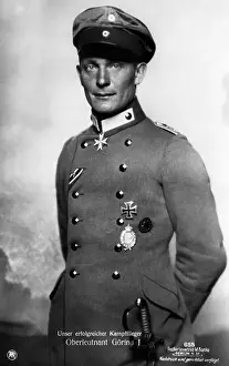 Lieutenant Prints: German Air Force Lieutenant Hermann Goering
