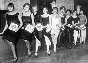 Number Prints: German Beauty Contestants Lined Up