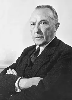German Chancellor Konrad Adenauer