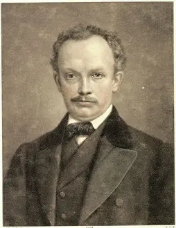 German Composer Richard Strauss in Suit and Tie