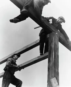 Beam Prints: German Construction Workers