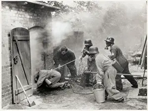 German Gas Mask Drill