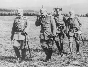 Wilhelm Prints: German High Officers Walking