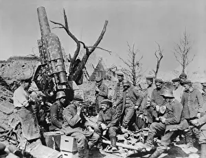 German Howitzer and Crew