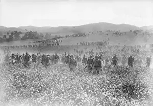 Attacking Prints: German Infantry Troops On The Offensive