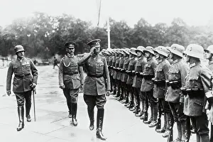 Respect Prints: German Leader Reviewing Troops