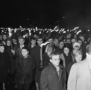 German Mourners in Parade for President Kennedy