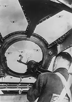 Aiming Prints: German Nose Gunner Taking Aim