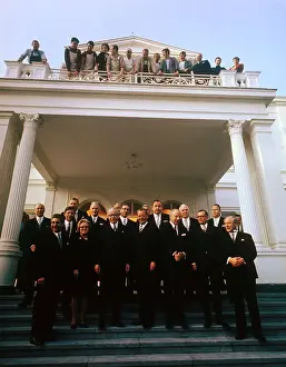 German Officials Posing at the Villa Hammerschmidt