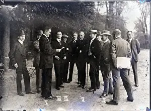 Delegation Prints: German Peace Delegation in Park