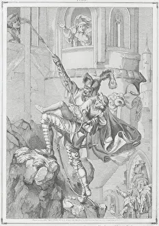 German Rebel Swinging Rope to Kidnap Royalty