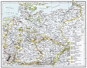 Bad Condition Prints: German Reich map