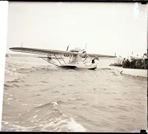 Port Washington Prints: German Seaplane Off Long Island Coast