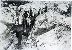 German Soldiers Carrying Ammunition