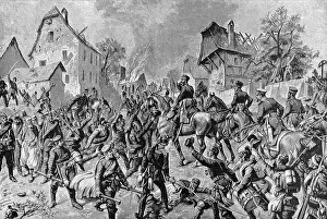 German Soldiers Greeting Prince Frederick
