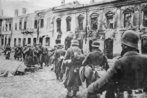 German Troops Withdraw from Zhitomyr, Ukraine 1944