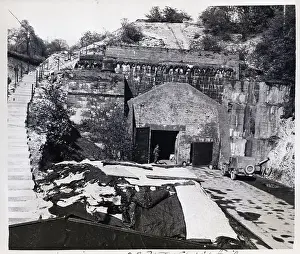 German Underground Factory Entrance