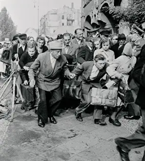 Rationing Prints: German Unrest in Street Due to Hunger