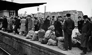Huty32806 Prints: Germans With Sacks Of Potatoes