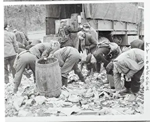 Scarcity Prints: Germans Scavenging in Dump
