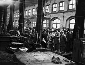 Images Dated 9th August 2011: Germans Visit GWR Works