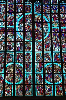 Stained Glass Prints: Germany, Aachen Cathedral