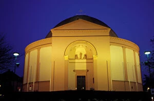 German Gallery: Germany, Darmstadt : Ludwigs-church on Wihelminen-Place, Art Deco