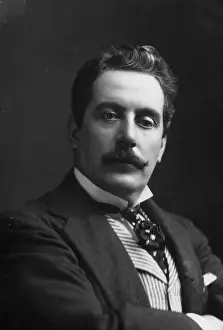 Prints of circa 1900: Italian composer Giacomo Puccini (1858 - 1924). Original Artist: By Elliott and Fry. (Photo by Hulton Archive/Getty Images) Famous Music Composer Prints: Giacomo Puccini