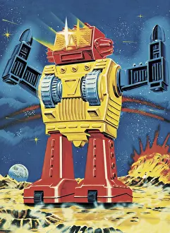 Cyborg Prints: Giant Robot