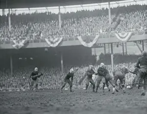 Giants and Bears Football Players at the Polo Grounds