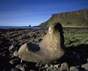 Images Dated 17th April 2008: Giants Boot, Giants Causeway, Co Antrim, Ireland