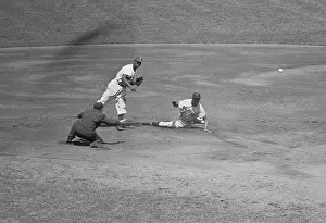 Giants Turning Double Play