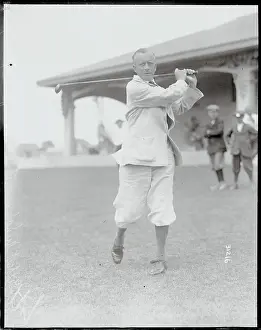New London Prints: Gil Nichols Driving Ball