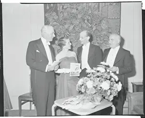 Gilbert Kahn, Rudolph Bing, Mrs. John Berry Ryan, and George A. Sloan