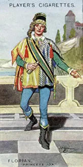 Gilbert and Sullivan production of Princess Ida, on Player's Cigarettes tobacco card, 1925