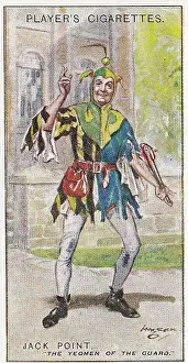 Gilbert and Sullivan production of Yeoman of the Guard on Player's Cigarettes tobacco card, 1925