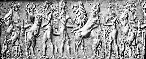 Representation Prints: Gilgamesh Represented In Chaldean Seal
