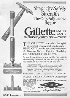 Razor Prints: Gillette Safety Razor