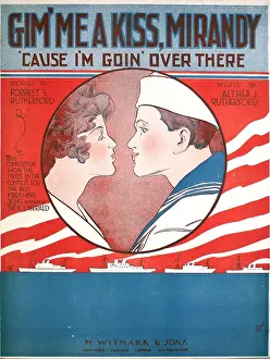 Sheet Music Prints: Gim Me A Kiss, Mirandy, Cause