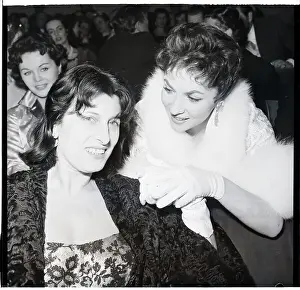Congratulating Prints: Gina Lollobrigida Congratulates Anna Magnani