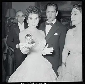 Gina Lollobrigida with Her Husband