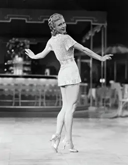 Dancer Prints: Ginger Rogers Dancing