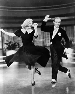 Ginger Rogers And Fred Astaire In Swing Time