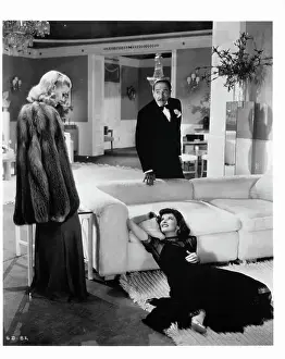 Lac0040 Prints: Ginger Rogers And Katharine Hepburn In Stage Door