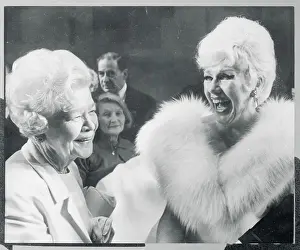 Ginger Rogers Laughing with Her Mother Lela